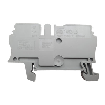 New Lot of 13 Allen Bradley 1492-L3 Terminal Block Spring Clamp 600V, 25A, 30-12 AWG