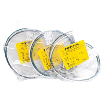 New Lot of 3 Turck RFK 36-0.5M/M20 Panel Mount Plug, 7/8" MiniFast 3-Pins, Female