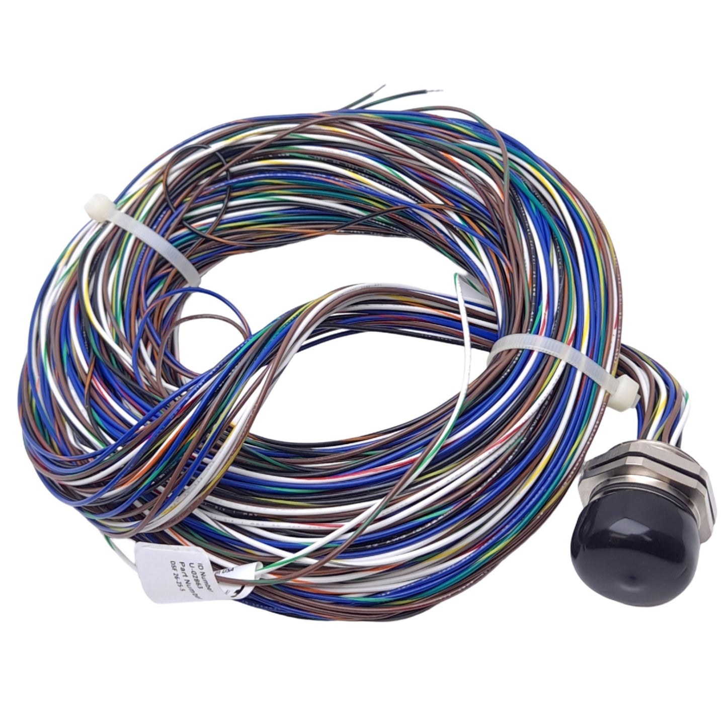 New Turck DSF 26-25-5 Panel Mount Receptacle, M27 Multifast 26-Pin, 150VAC 3A, 5m