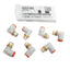 New Lot of 7 SMC KQ2L07-34AS Male Elbow Connector Fitting, 1/4" One Touch, 1/8" NPT