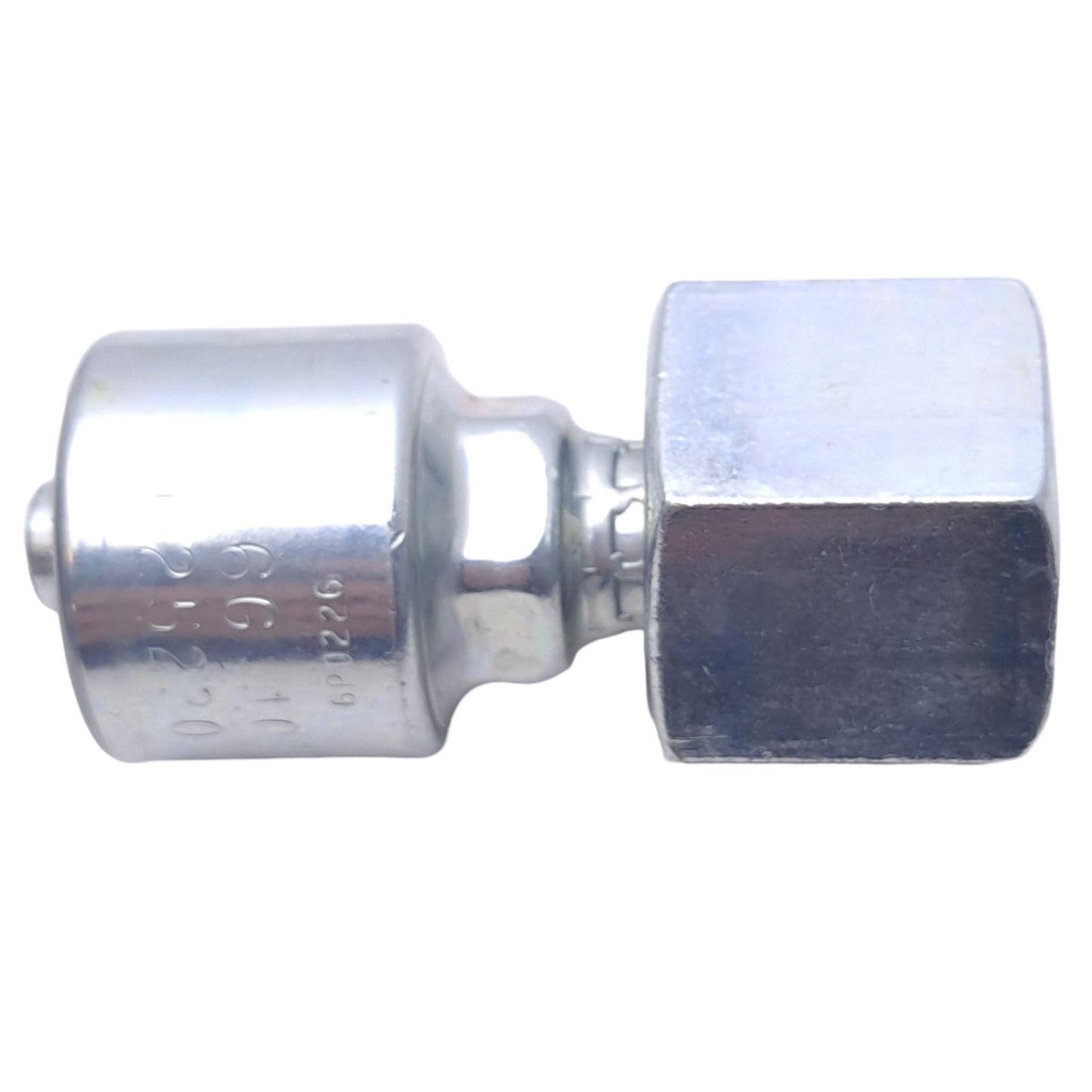 New Lot of 2 Gates 6G-10FFORX MegaCrimp Straight Hose Fittings, 3/8in FFOR, -6 Hose