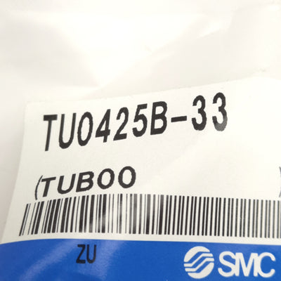 New SMC TU0425B-33 Black Polyurethane Tubing, ø4mm OD, ø2.5mm ID, 0.8MPa, 100ft