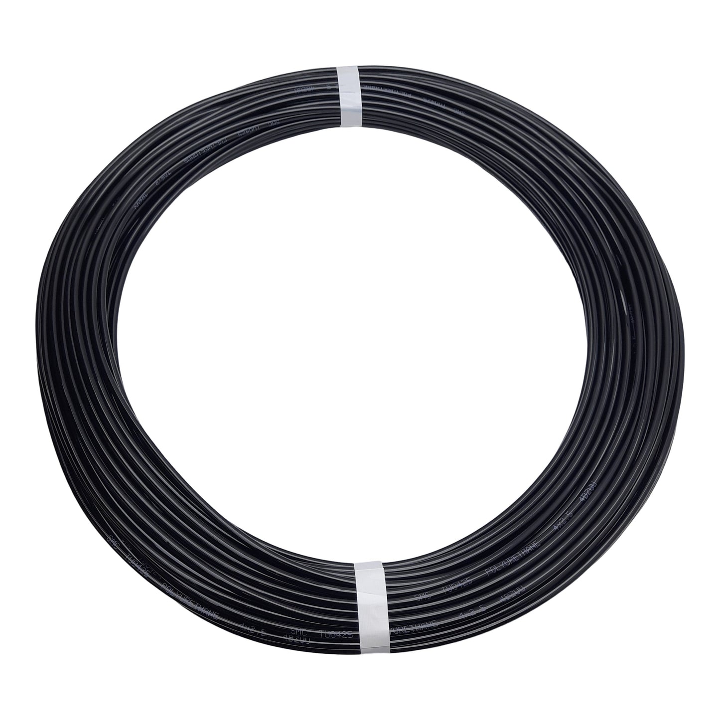 New SMC TU0425B-33 Black Polyurethane Tubing, ø4mm OD, ø2.5mm ID, 0.8MPa, 100ft