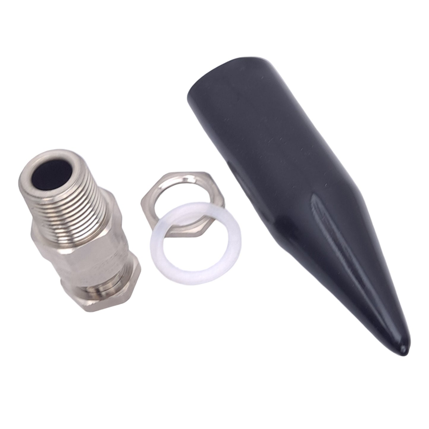 New Peppers A2LBFCK1/NP/16/050NPT Brass Cable Gland w/ PVC Shroud, ø16mm, 1/2 NPT