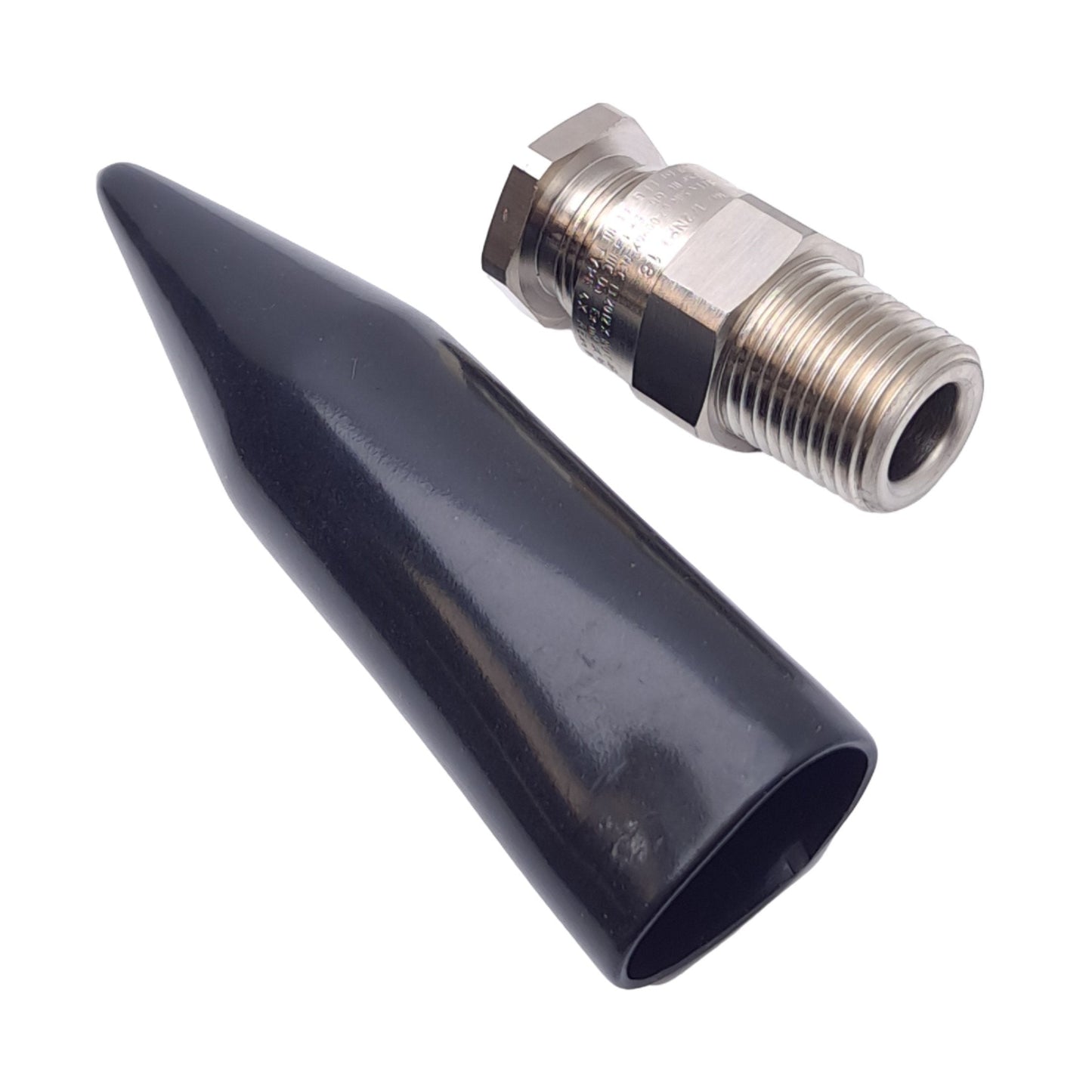 New Peppers A2LBFCK1/NP/16/050NPT Brass Cable Gland w/ PVC Shroud, ø16mm, 1/2 NPT