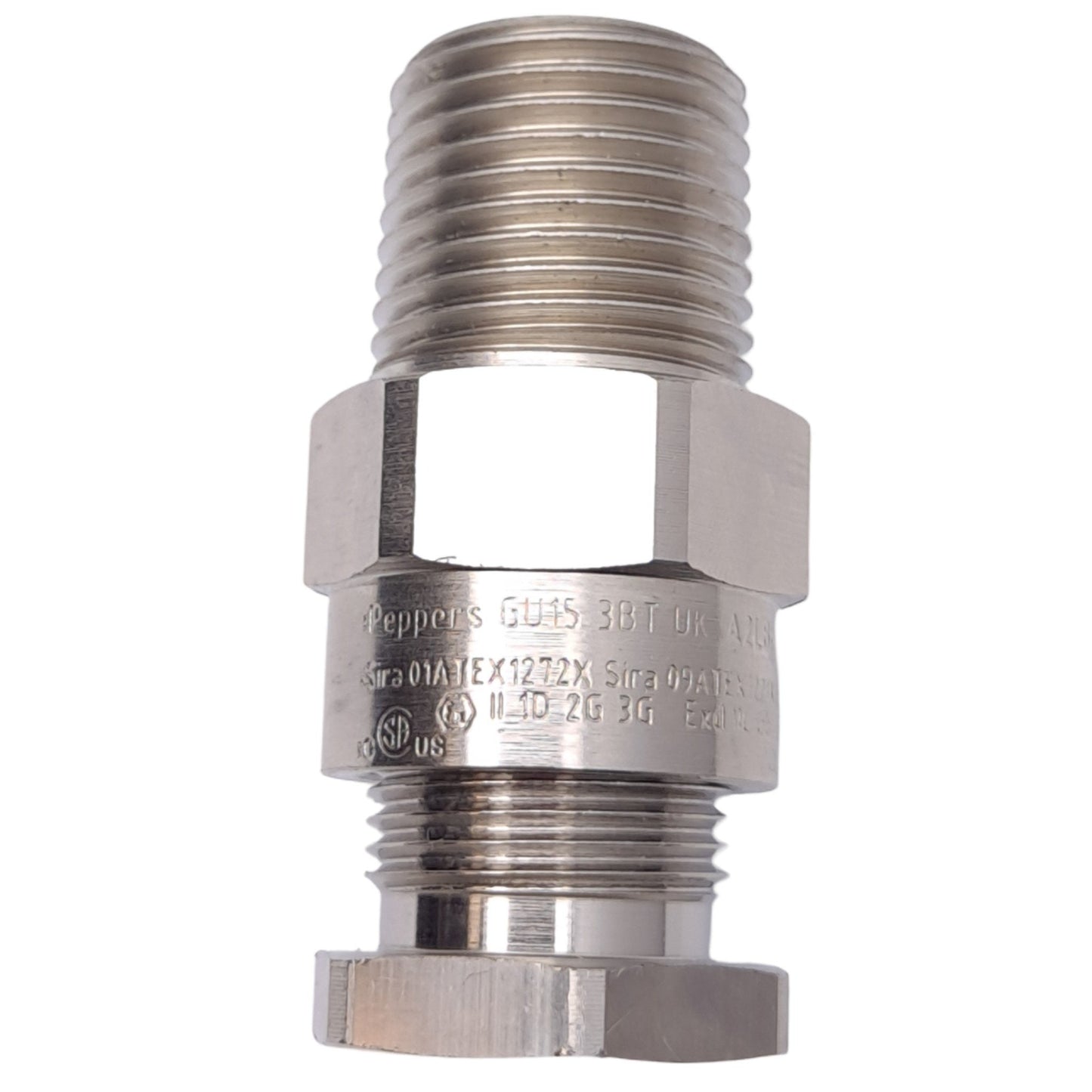 New Peppers A2LBFCK1/NP/16/050NPT Brass Cable Gland w/ PVC Shroud, ø16mm, 1/2 NPT