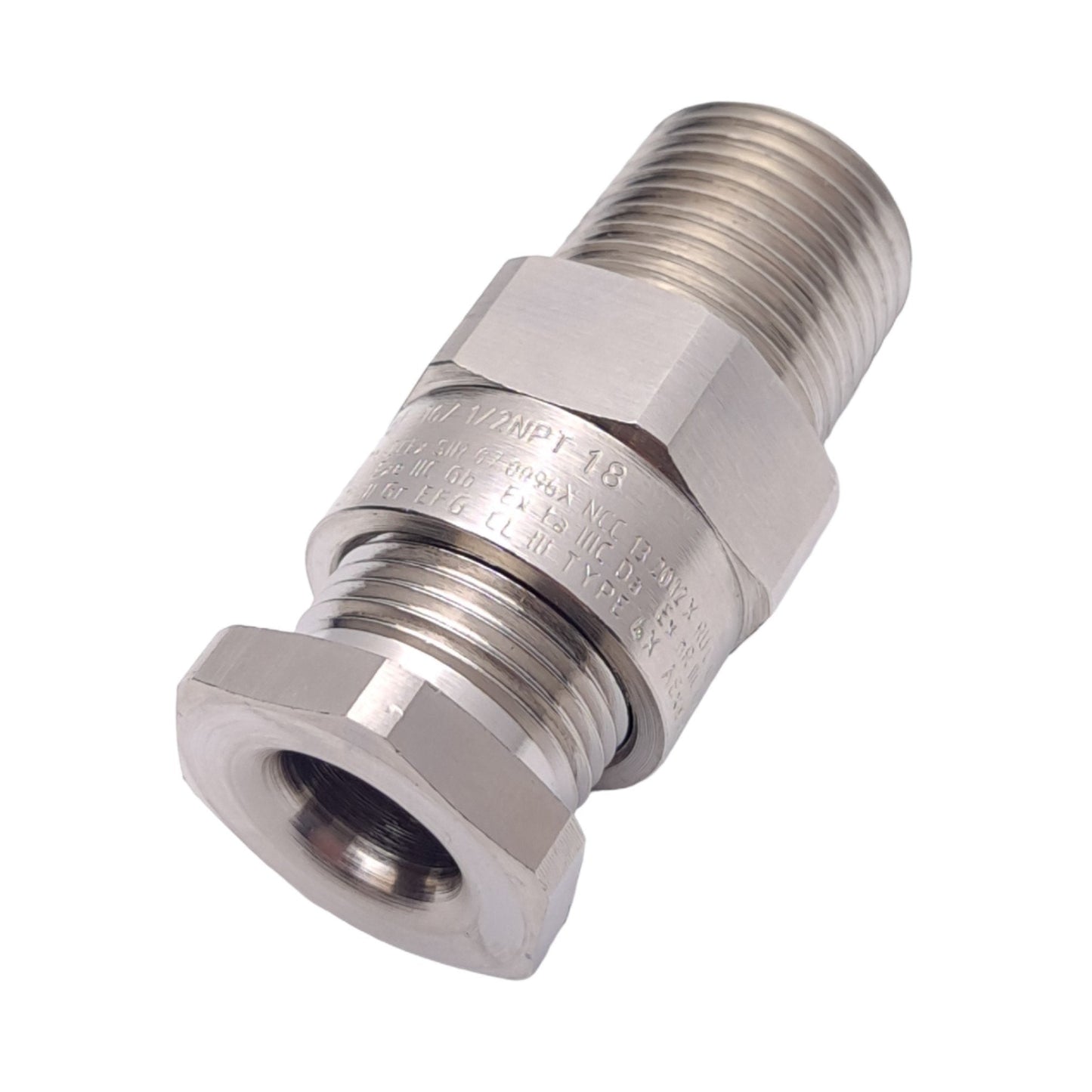 New Peppers A2LBFCK1/NP/16/050NPT Brass Cable Gland w/ PVC Shroud, ø16mm, 1/2 NPT