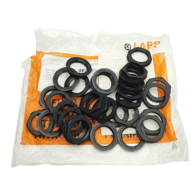 New Lot of 30 Lapp 53119140 Plastic Locknuts M32 x 1.5 Thread, 0.267in Thickness