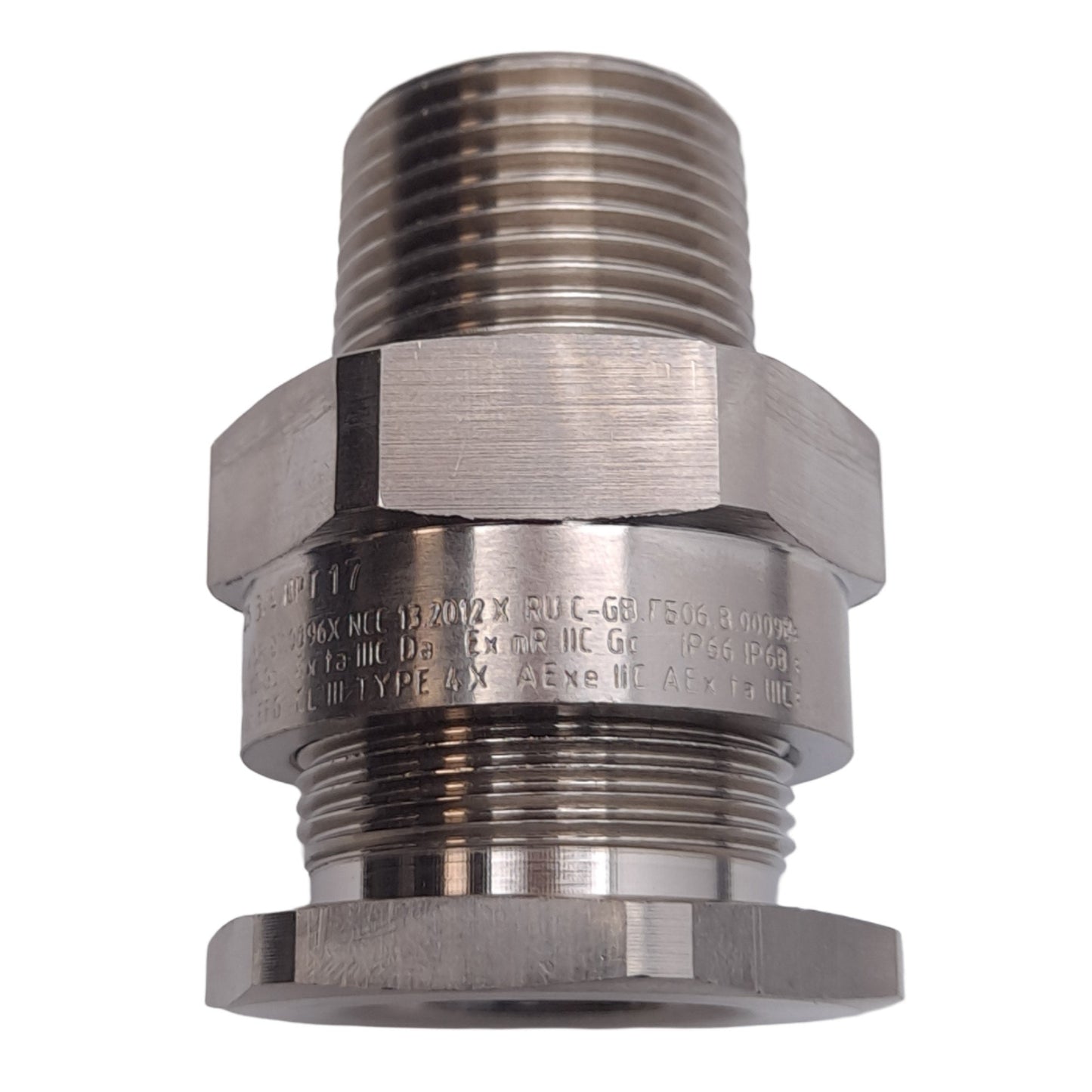 New Peppers A2LBFCK1/NP/25/075NPT Brass Cable Gland w/ PVC Shroud, ø25mm, 3/4 NPT