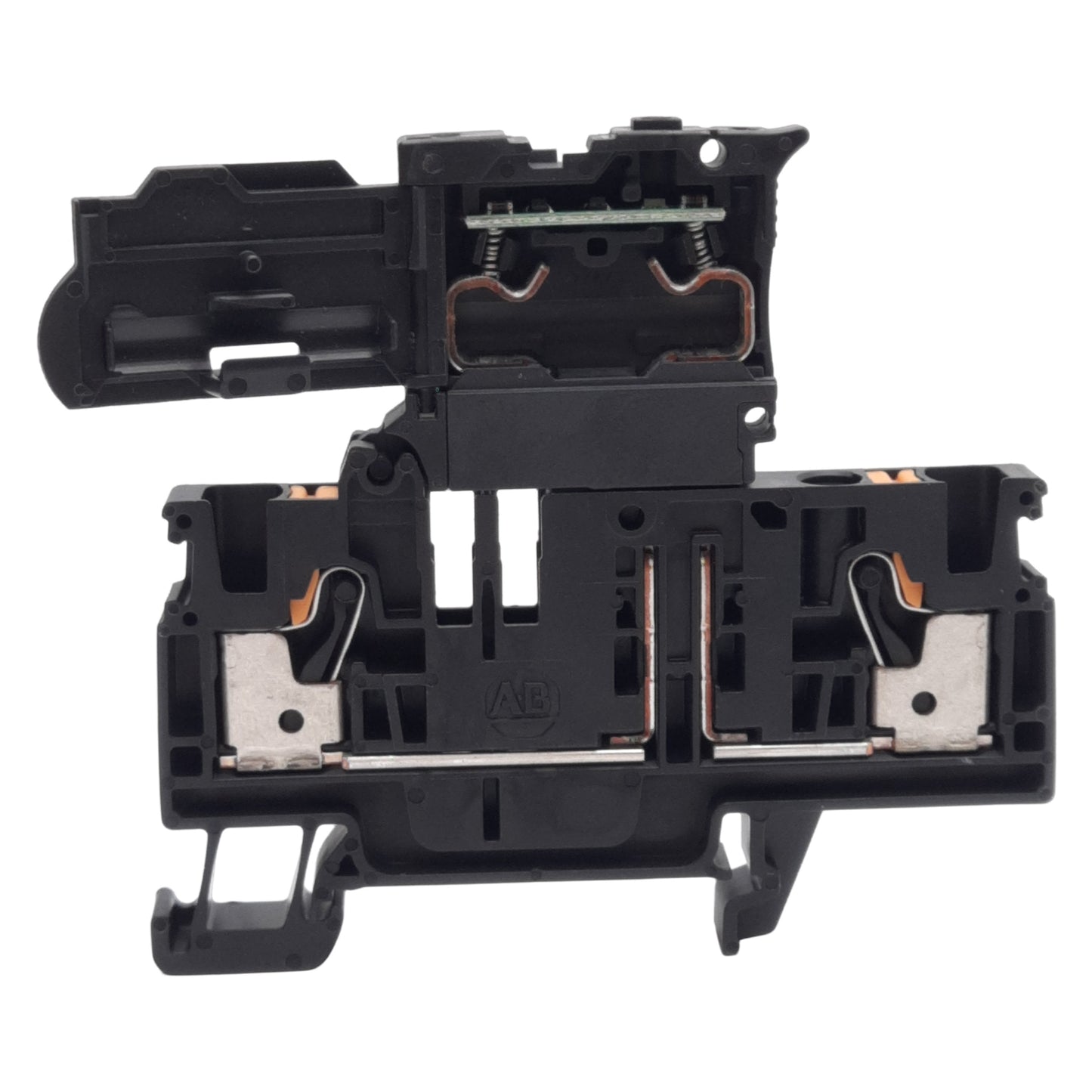 New Lot of 4 Allen Bradley 1492-PFB4 Fuse Terminal Block 2-Position 5x20mm 300V 10A