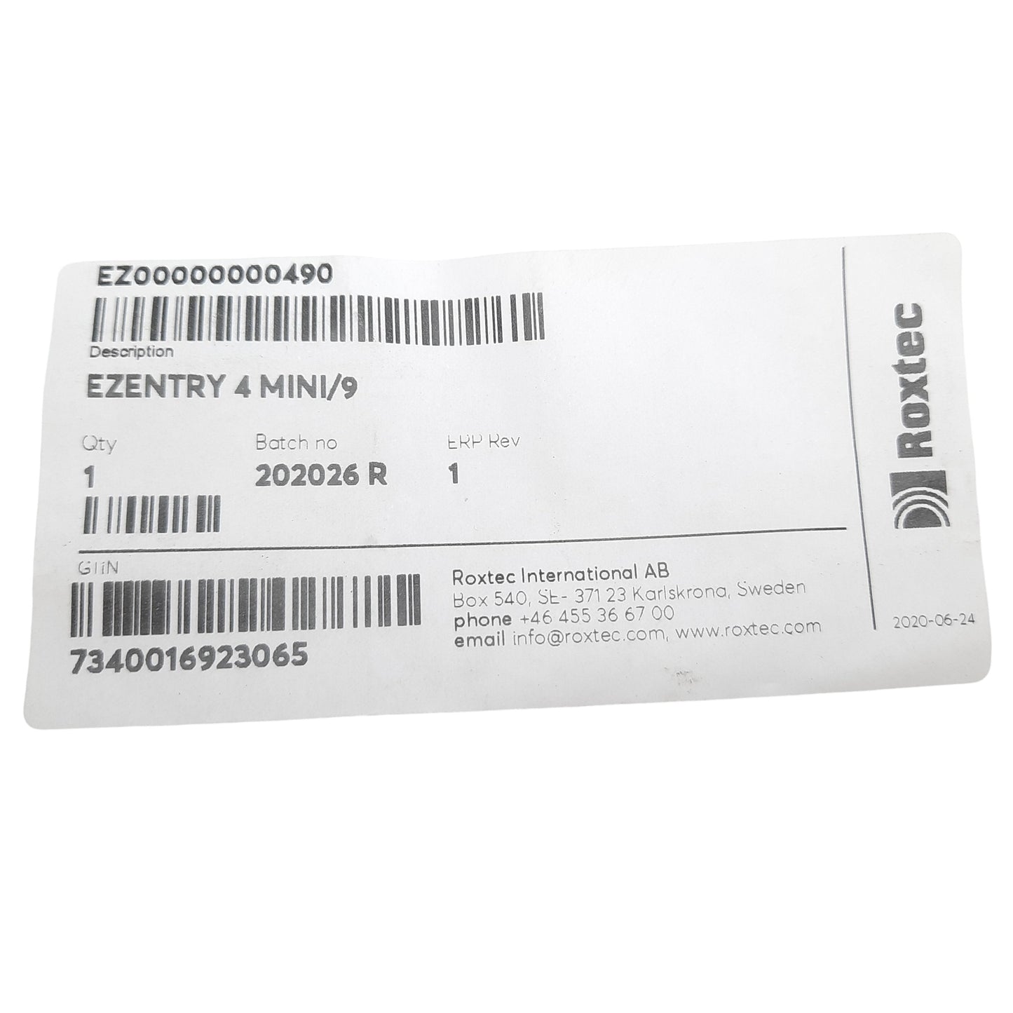 New Roxtec EzEntry 4 Mini/9 EZ00000000490 9 Cable Entry Seal, 3.5-10.5mm Cable Entry