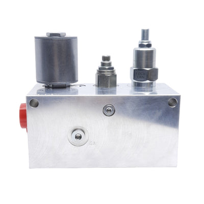 New MI Fluid Power Solutions M90874 Tile Feeder Manifold, JIC 1/2", 12VDC Coil