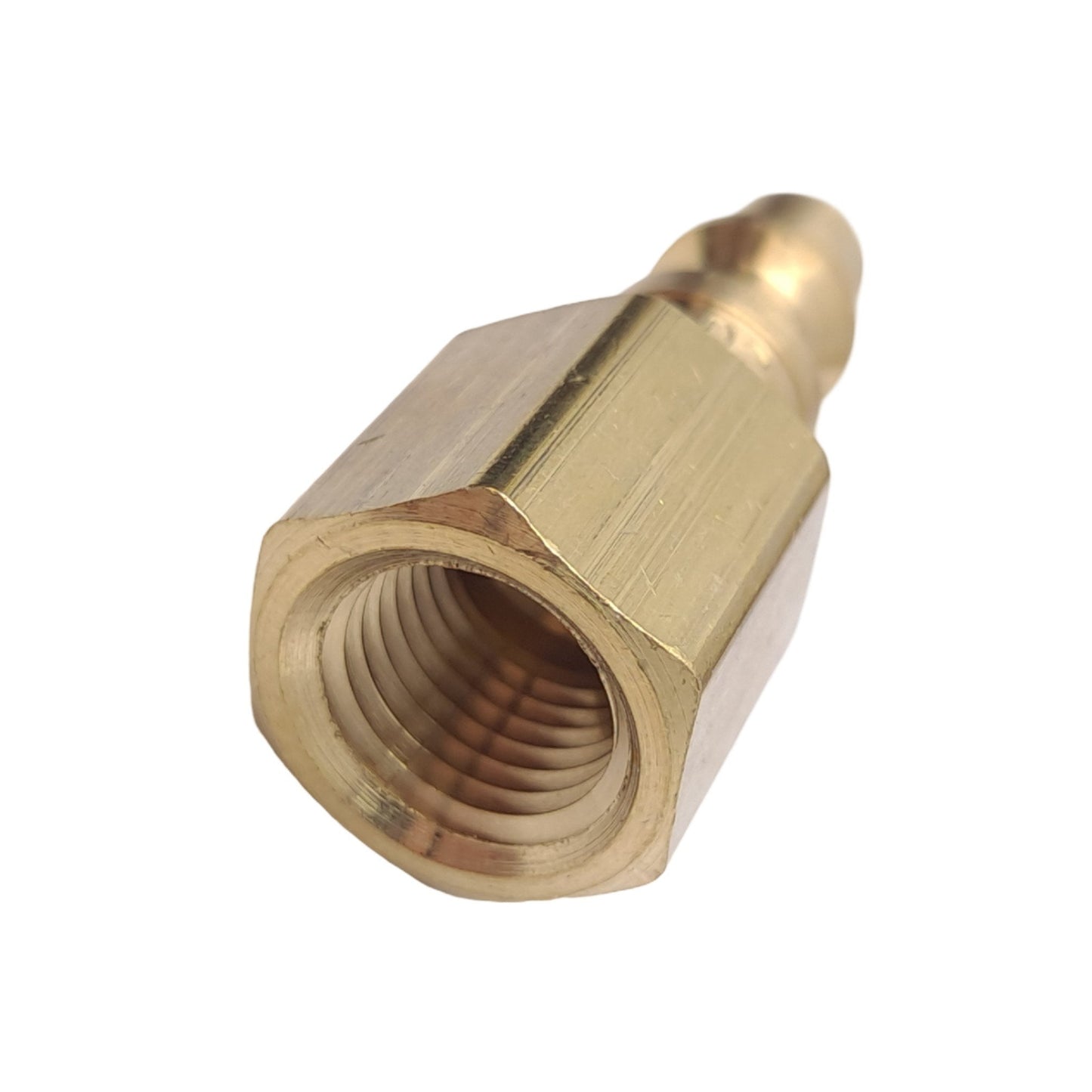 New Lot of 10 Dixon D2F2-B Pneumatic Plugs, 1/4in NPTF, 1.66in Length, 300 PSI Max