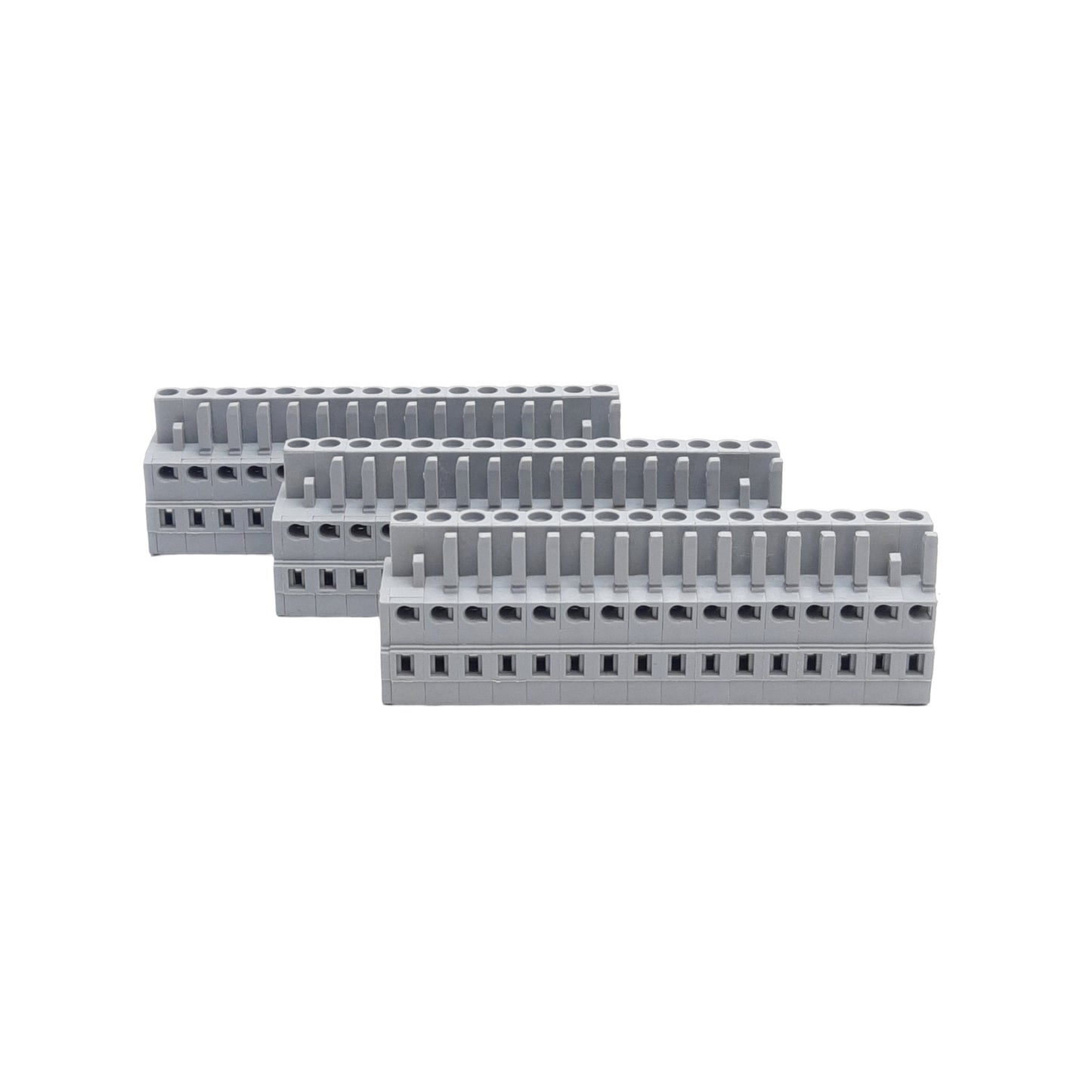 New Lot of 2 Wago 231-116/026-000 Female Plug, 16-Pole, 26-14AWG, 300V/15A, 5mm-Pin