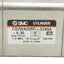 Used SMC CQ2WA20RD-G2854-635 Compact Double Rod Cylinder, Stroke: 6.35mm (0.25")