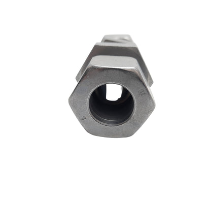 New Brennan D2700-LN-L18-L18-SS Sealing MBT Straight Adapter M26x1.5, 400 bar