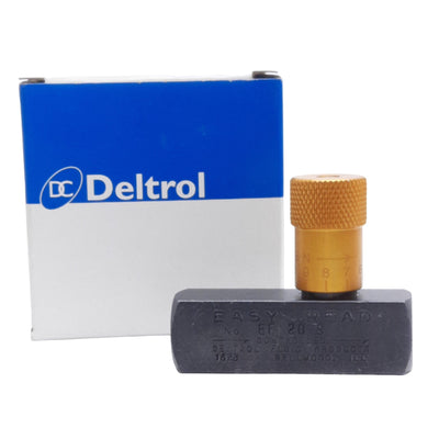 New Deltrol EF20B Easy Read Flow Control Valve, Female 1/4in NPTF, 5000psi Max, 6gpm
