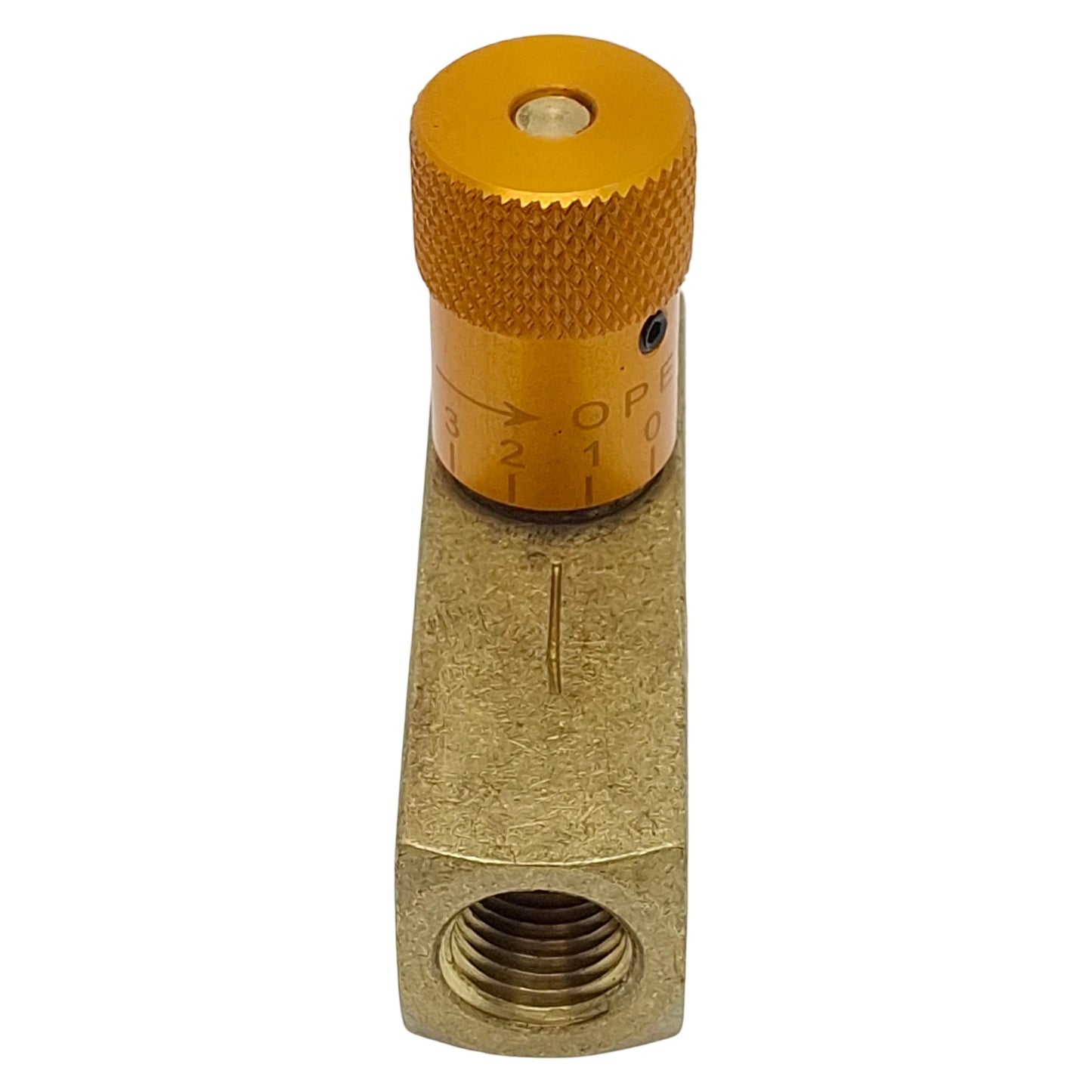 New Deltrol EF20B Easy Read Flow Control Valve, Female 1/4in NPTF, 5000psi Max, 6gpm