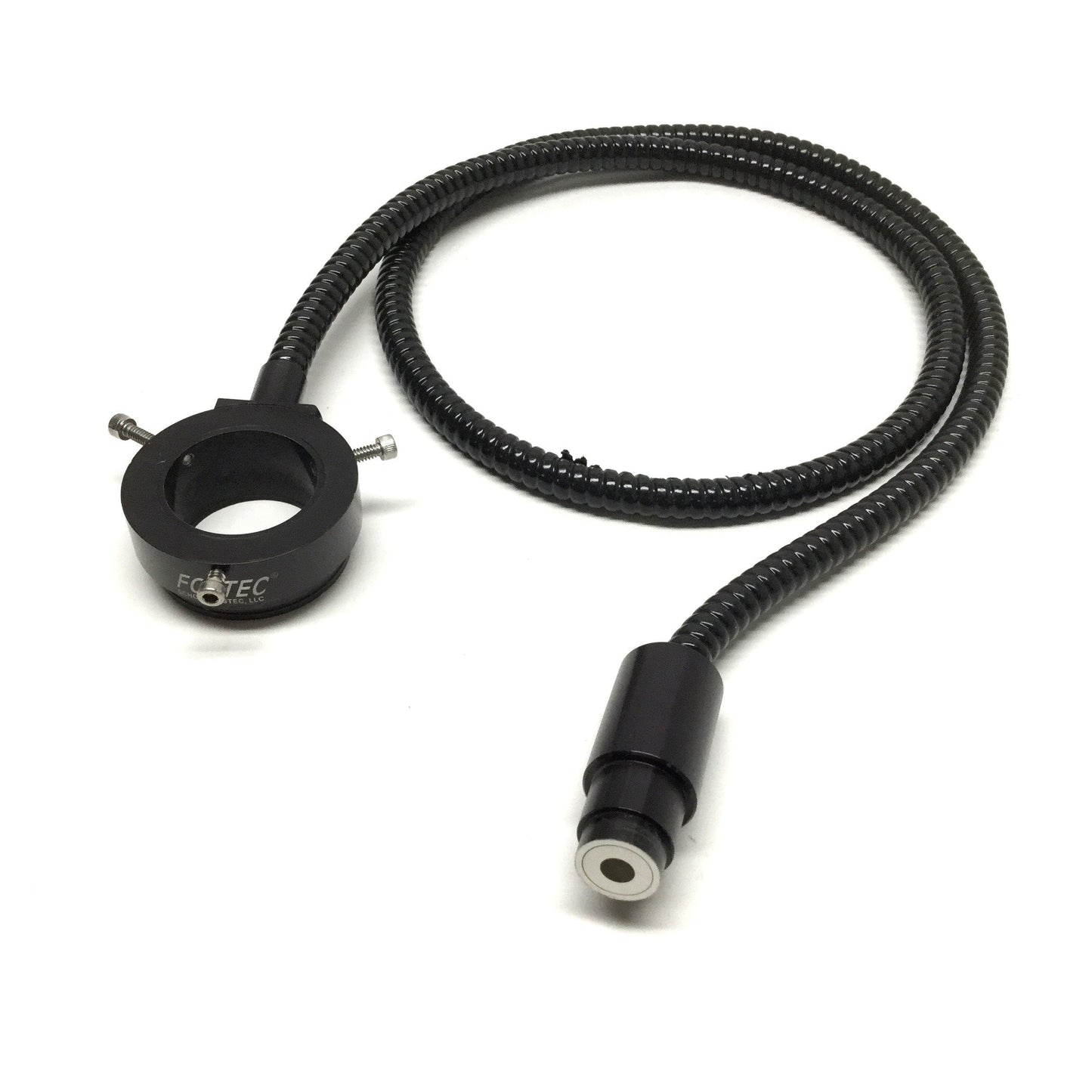 Used Schott Fostec A08660 Mini Fiber Optic Ring Light Guide Ø19-32.5mm Objective, 1m