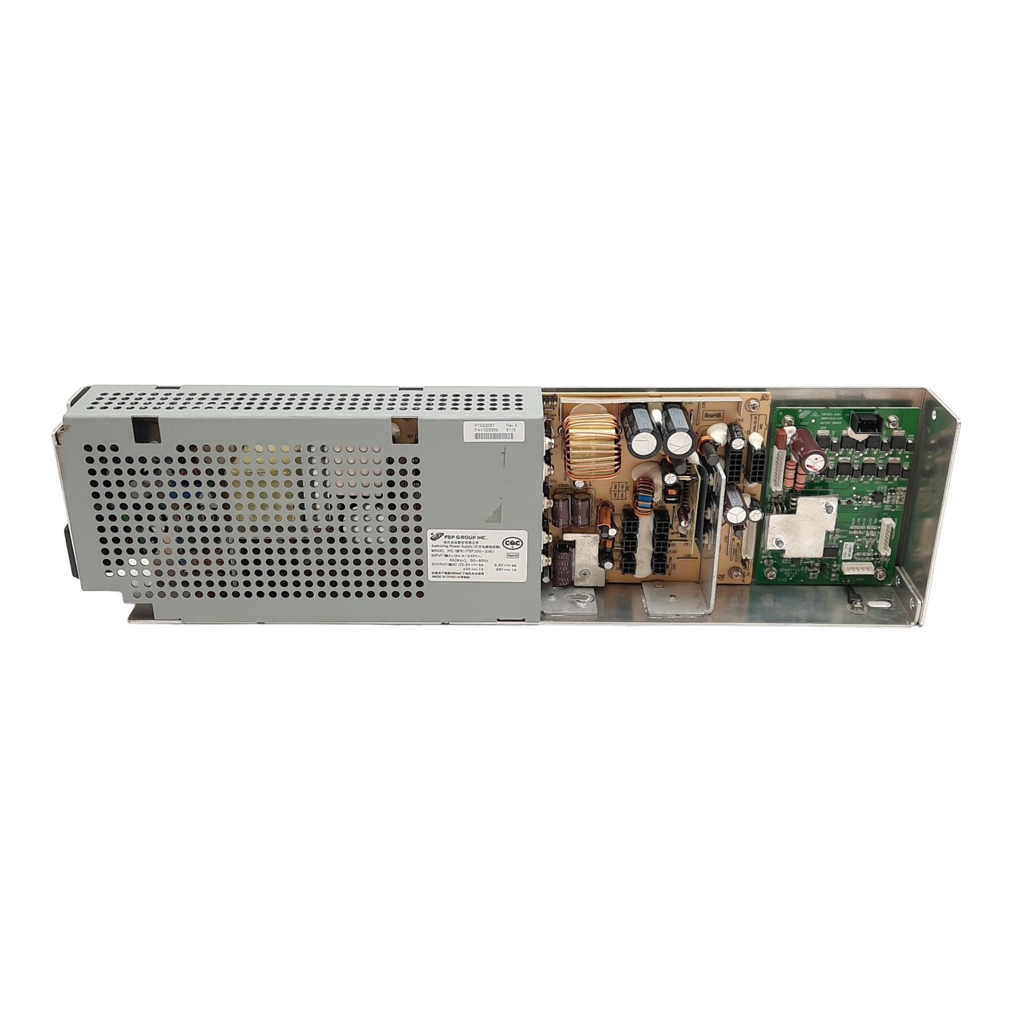 Used Zebra FSP300-2HC1 Power Supply For Xi4 Printers, 94.4-240VAC In, 22.5VDC Out
