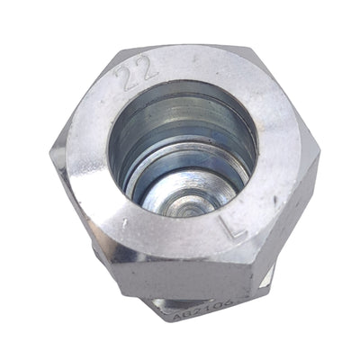 New Brennan D2408-L22 Hydraulic MBT Plug w/ Tube Nut, ø22mm, M30x2.0, 250bar Max