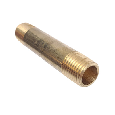 New Lot of 20 Midland 28146 Brass Long Nipples, 1/4 NPTF Male, 2.5in Length, 120 PSI