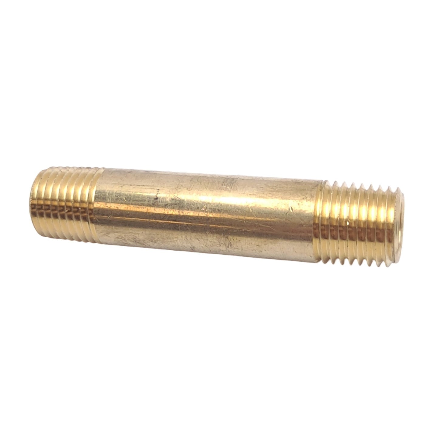 New Lot of 20 Midland 28146 Brass Long Nipples, 1/4 NPTF Male, 2.5in Length, 120 PSI