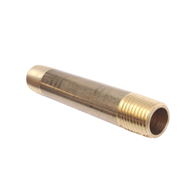 New Lot of 15 Midland 28147 Brass Long Nipples, 1/4 NPTF Male, 3in Length, 120 PSI