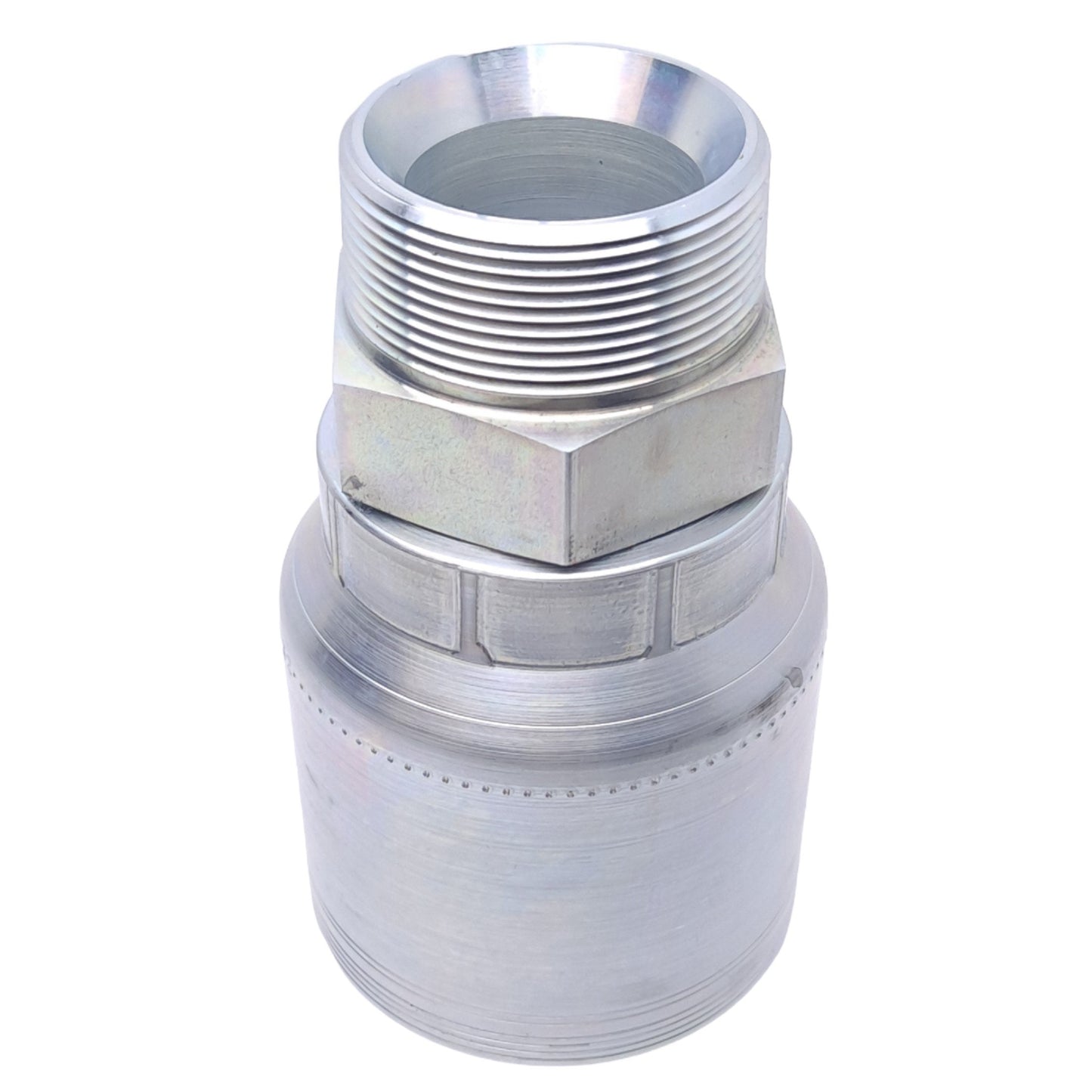 New Danfoss 6SA32MP32 Crimp Hose Fitting, 2in Male Pipe Rigid, 2in NPTF, -32 Hose