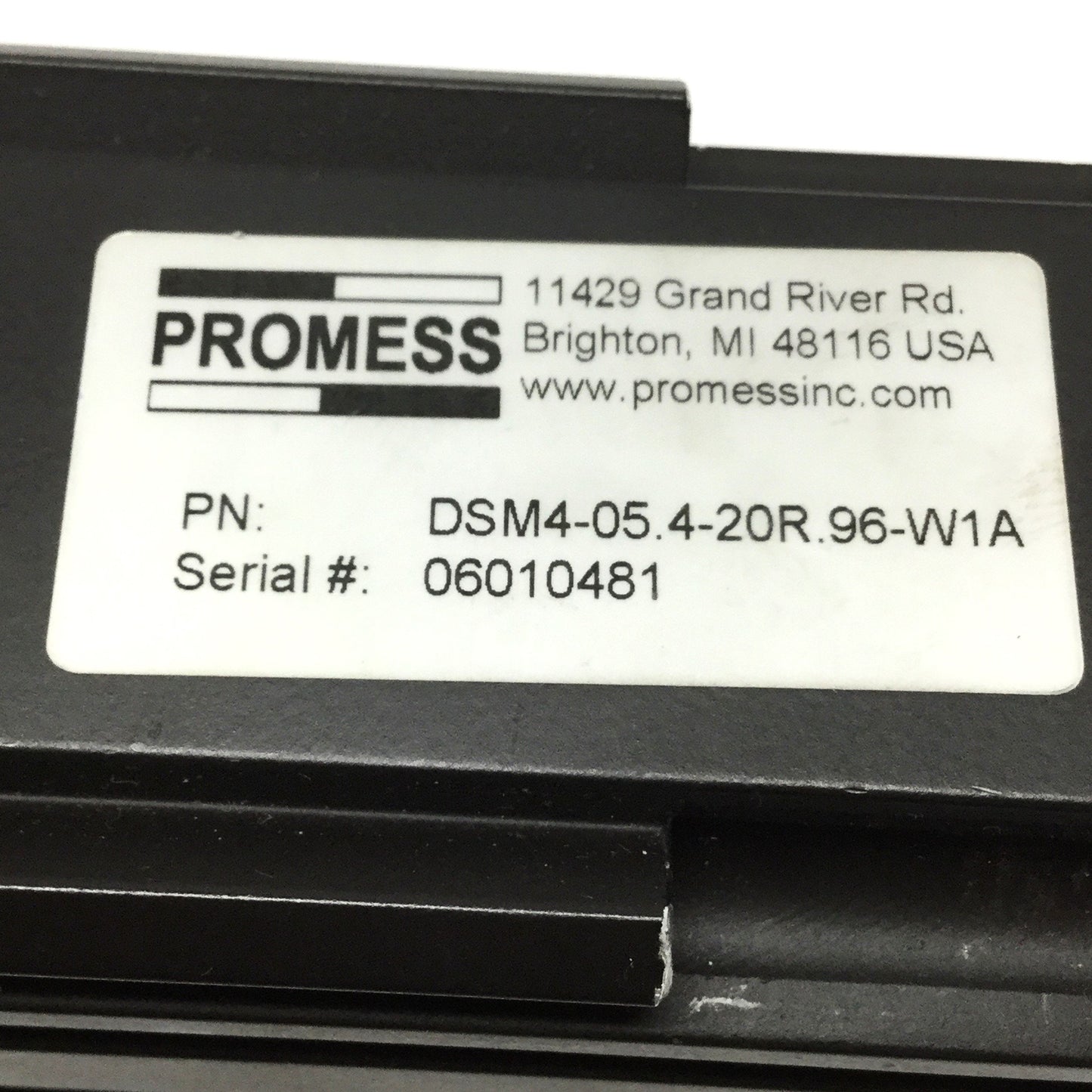 Used Promess DSM4-05.4-20R.96-W1A EMAP Servo Press Motor 6000RPM 240V 300Hz 1Nm