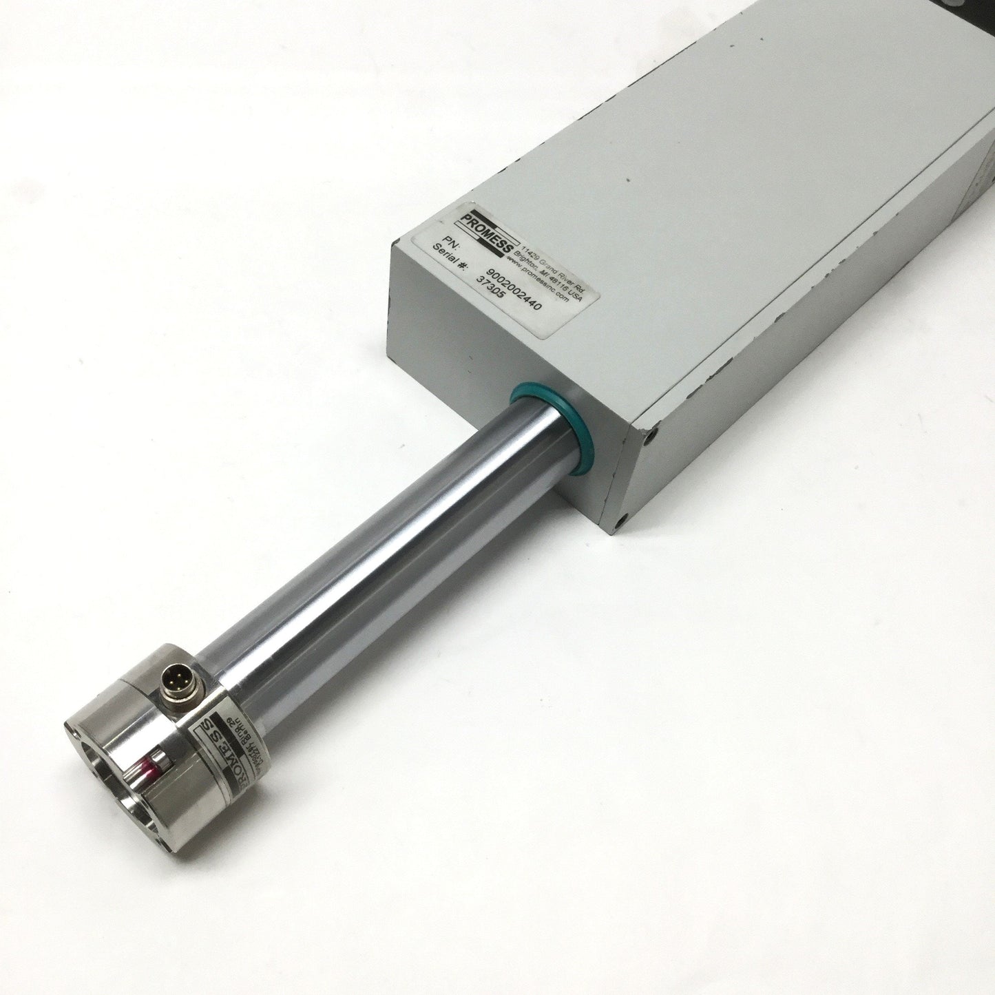 Used Promess 9002002440 EMAP 1/100/200 Servo Press Ballscrew Actuator 1kN, 100mm