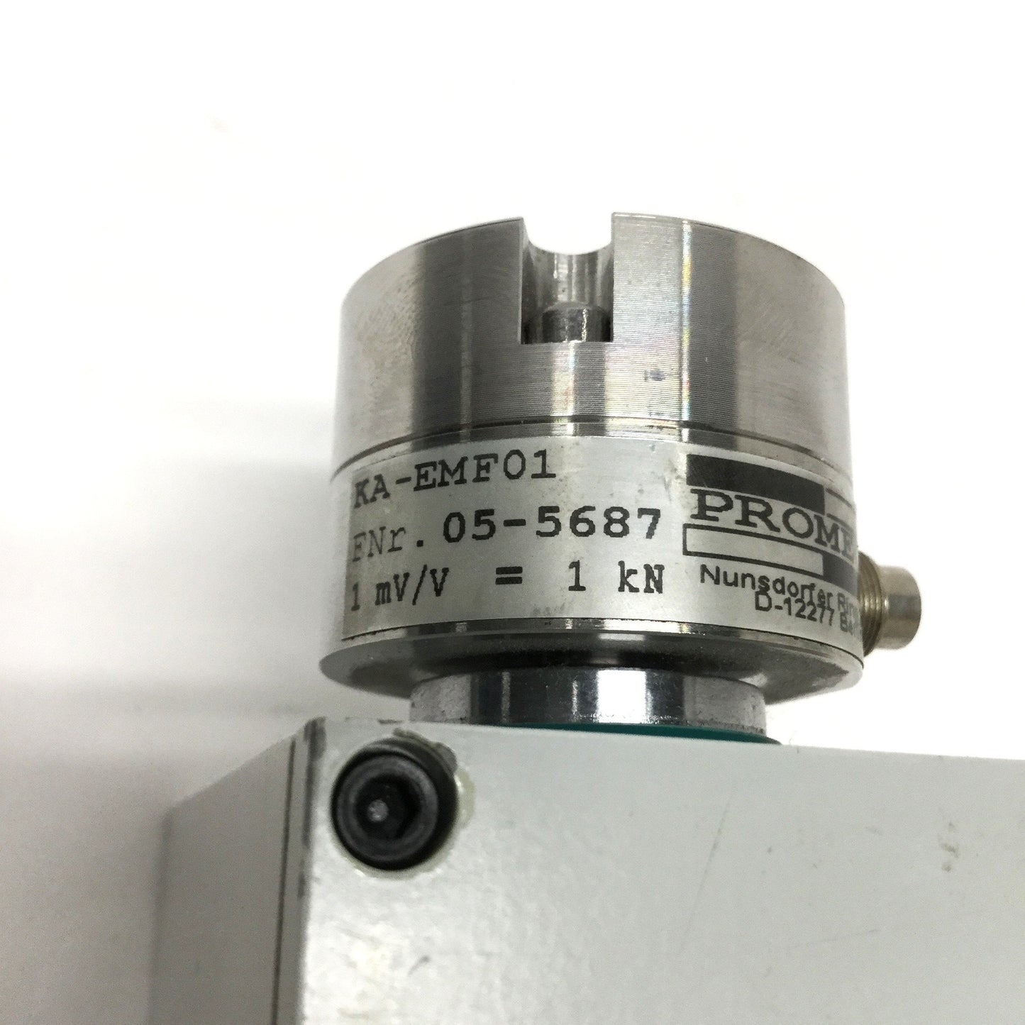 Used Promess 9002002440 EMAP 1/100/200 Servo Press Ballscrew Actuator 1kN, 100mm