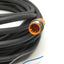 Used Lumberg RSTS 8-299/10M Cable Cordset, M12 8-Pin Male to Flying Leads, 10m