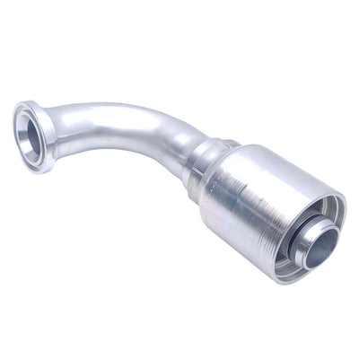 New Danfoss 6S24FLB24 Crimp Hose °90 Fitting, 1.5in Split Flange Code 61, 2950PSI