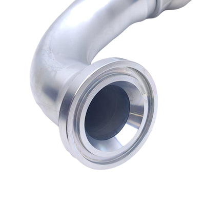 New Danfoss 6S24FLB24 Crimp Hose °90 Fitting, 1.5in Split Flange Code 61, 2950PSI