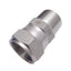 New Brennan 6505-06-06-SS Stainless Steel Adapter, 9/16 JIC to 3/8 NPTF, 6000PSI
