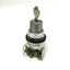 Used Allen Bradley 800T-J44 Keyed Selector Switch, 3-Position Maintained 30mm 1NO-1NC
