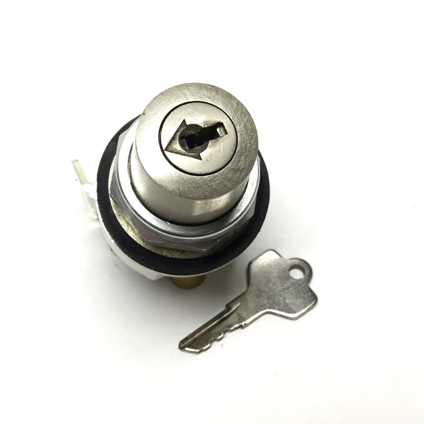 Used Allen Bradley 800T-J44 Keyed Selector Switch, 3-Position Maintained 30mm 1NO-1NC