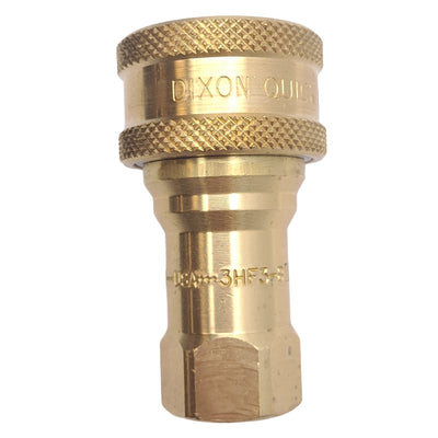 New Dixon 3HF3-B ISO-B Poppet Valve Female Quick Coupler, ø3/8in, 3/8 NPTF, 3000 PSI