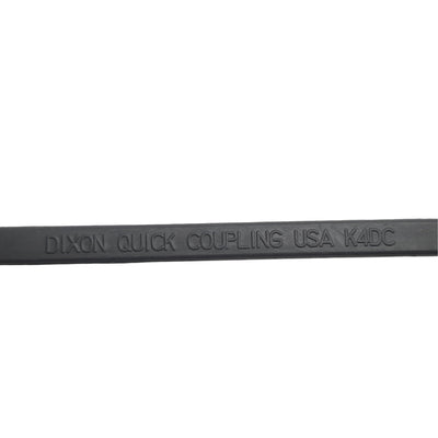 New Lot of 10 Dixon K4DC Quick Coupling Dust Caps 8" OAL, 1/2" Nitrile Body Coupling