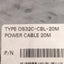 New Omron OS32C-CBL-20M Power Cable For OS32C Safety Laser Scanner Sensor, 20m