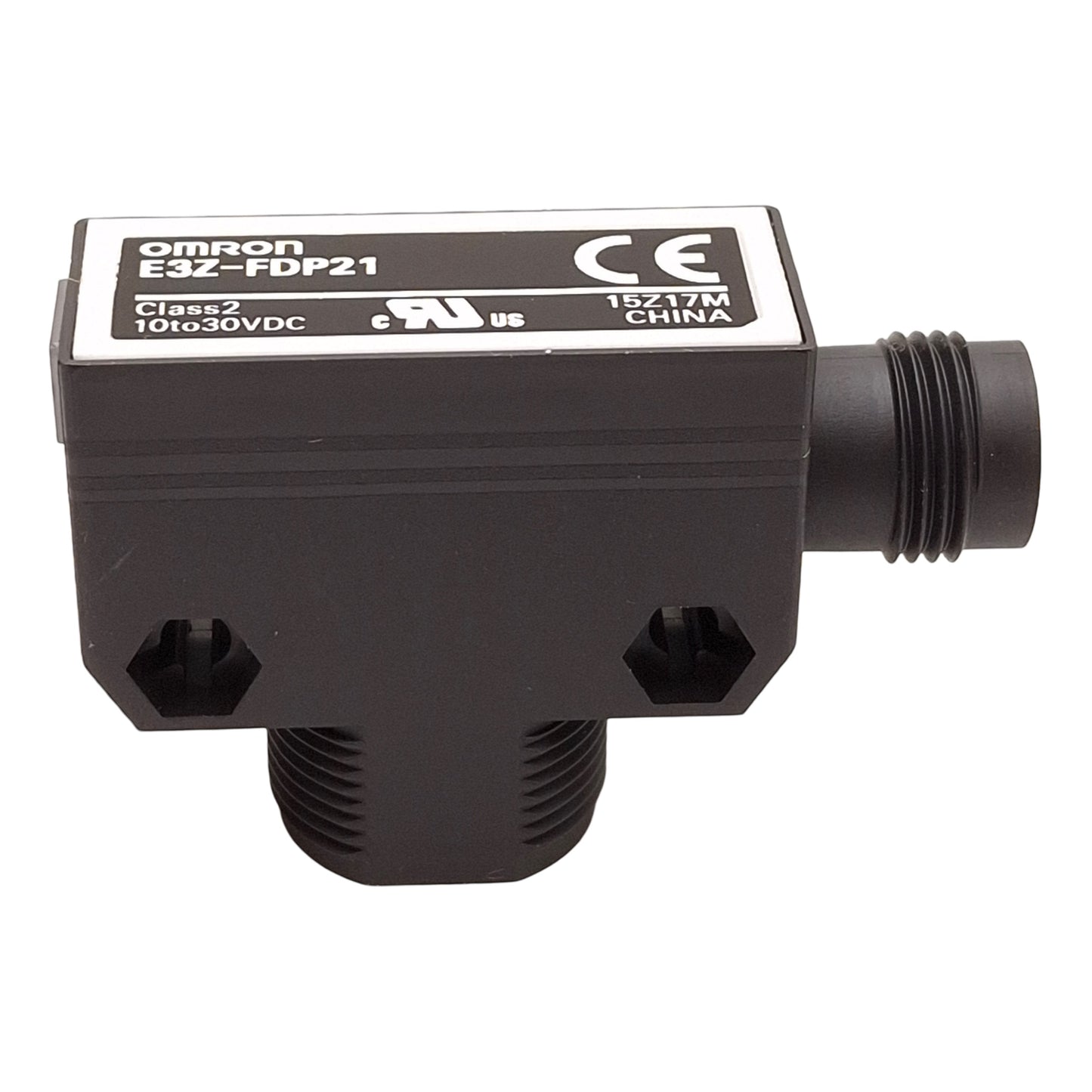 New Omron E3Z-FDP21 Photoelectric Sensor, PNP, 10-30VDC, M12 4-Pin, 100mm Range