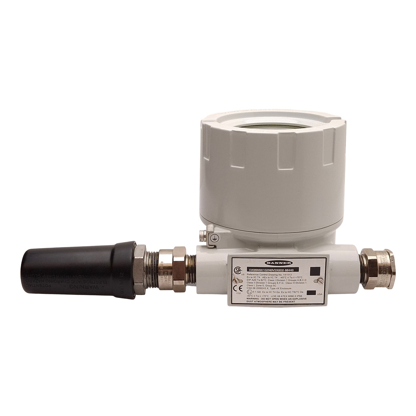 New – Open box Banner DX99N9X1S2N0V2X0D2-88440 Sure Cross DX99 FlexPower Node, 900MHz, NPT1/2