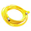 New Turck WKC 4.4T-6-RSC 4.4T Cordset, M12 4-Pin M/F, 6 Meters, 250VAC/DC 4A