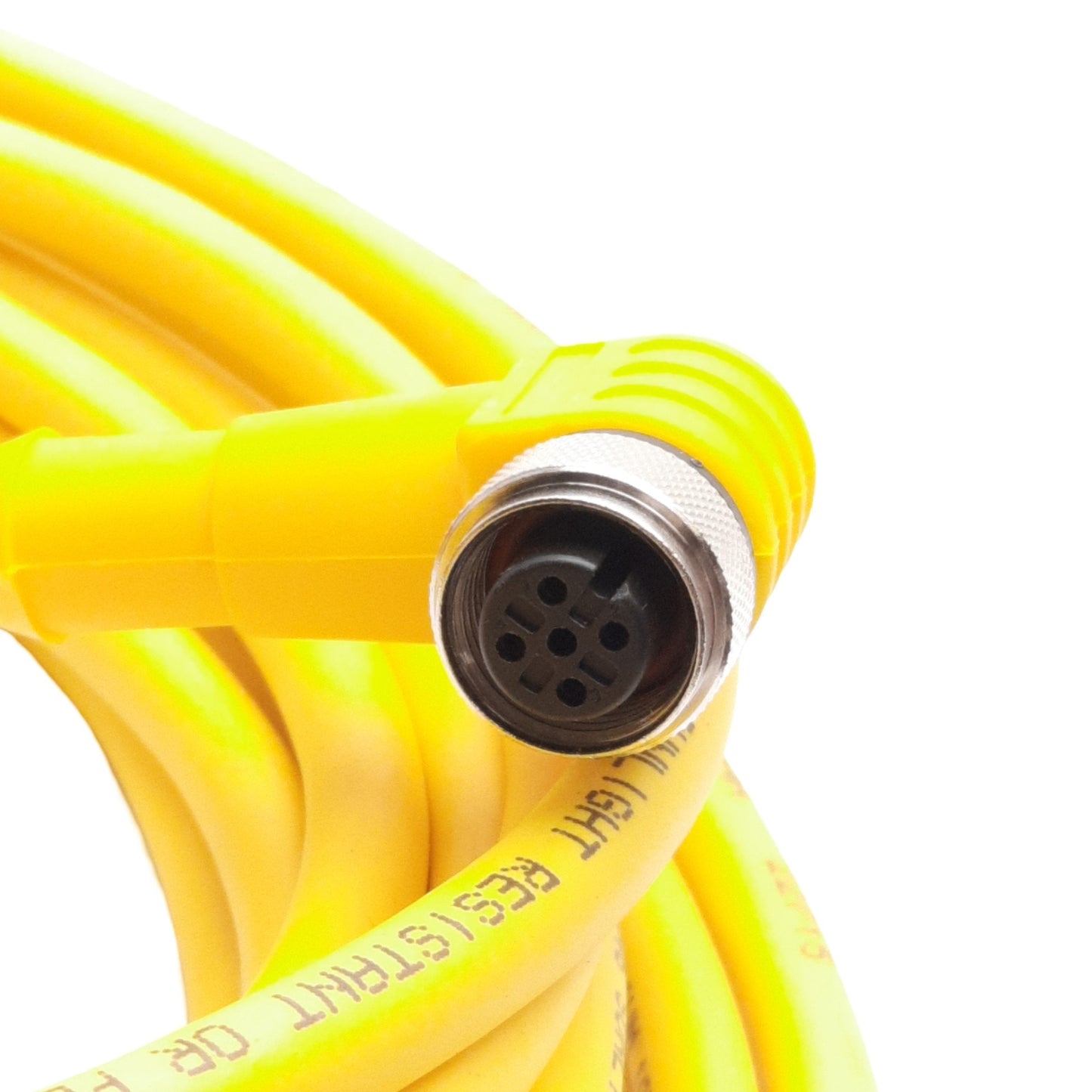 New Turck WKC 4.4T-6-RSC 4.4T Cordset, M12 4-Pin M/F, 6 Meters, 250VAC/DC 4A