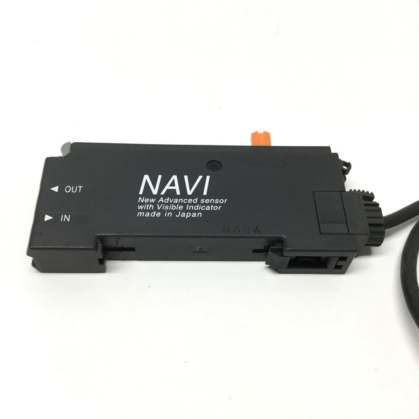Used SunX FX-412 NAVI Digital Fiber Optic Sensor Amplifier, NPN, 12-24VDC, Red LED