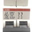 Used ABB S202U-K4A Circuit Breaker, 2 Pole, 4A, 240VAC Max, K Curve, DIN Rail