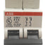 New ABB S202U-K4A Circuit Breaker, 2 Pole, 240VAC 50/60 Hz, K Curve, DIN Rail Mount