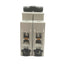 New ABB S202U-K4A Circuit Breaker, 2 Pole, 240VAC 50/60 Hz, K Curve, DIN Rail Mount