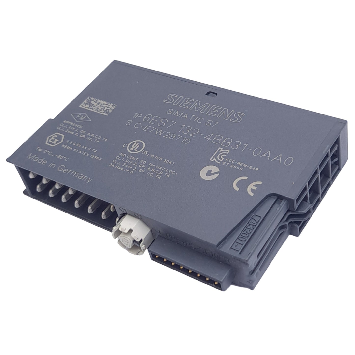 New Siemens 6ES7132-4BB31-0AA0 SIMATIC S7 I/O Module, 5-10mA In, 0.5-7mA Out, PNP